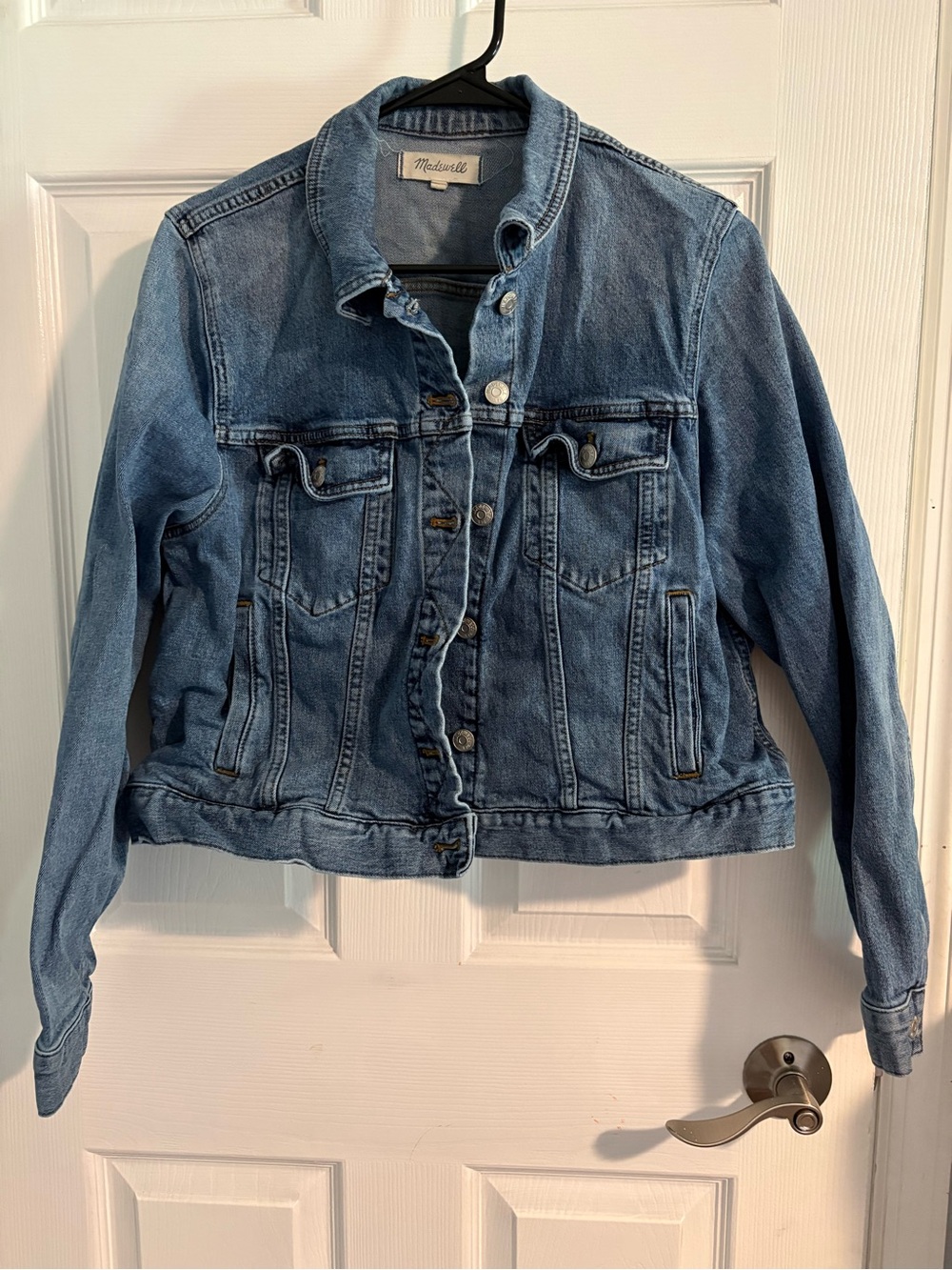 Madewell Classic Medium Blue Denim Jean Jacket